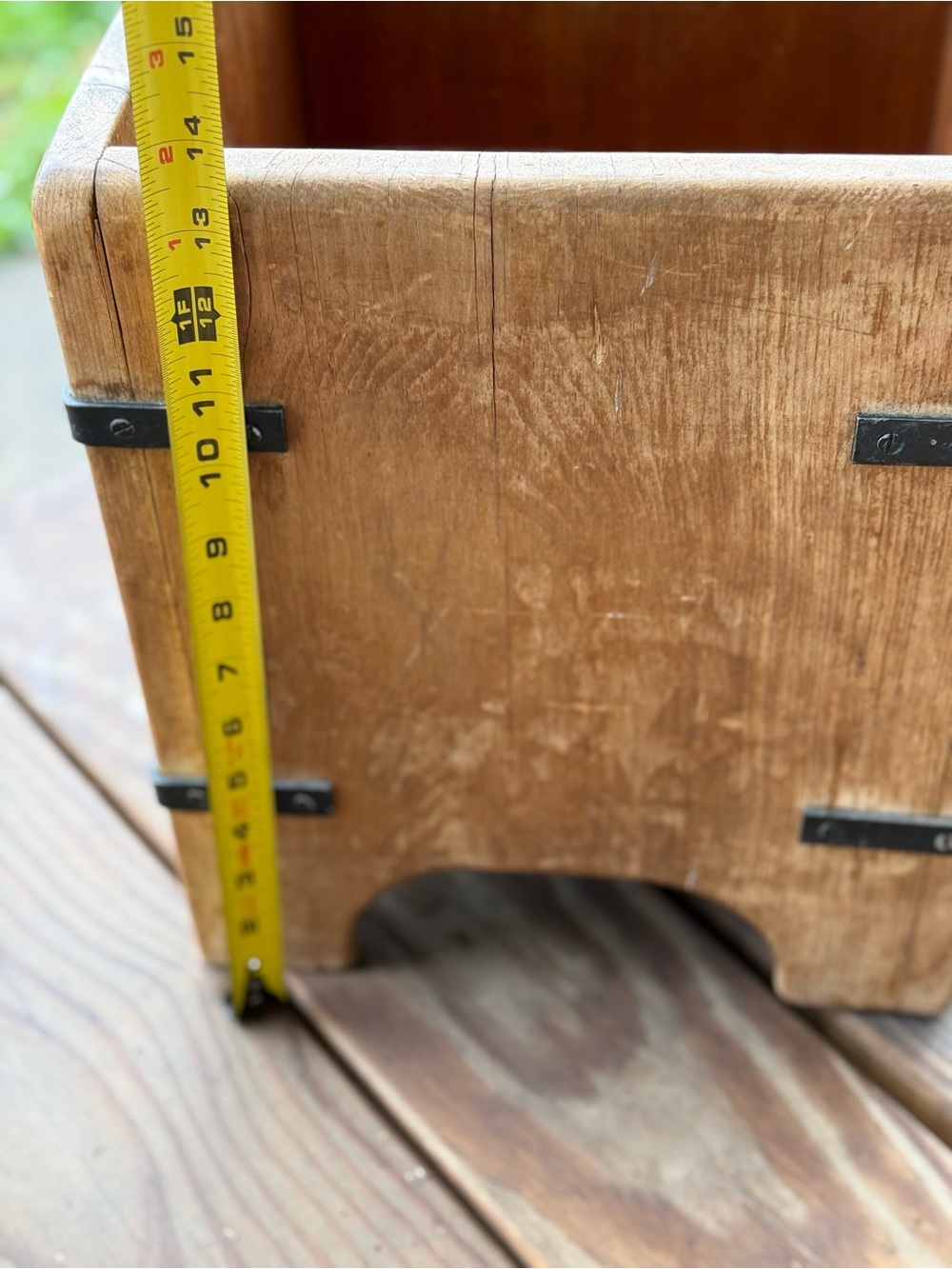 Rustic Wood Storage Box - Picture 5 of 5